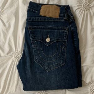 True religion jean slim straight in good condition